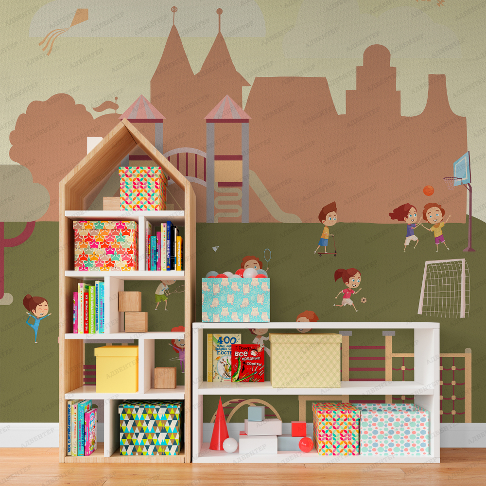 Фотообои для детского сада Футбол 010