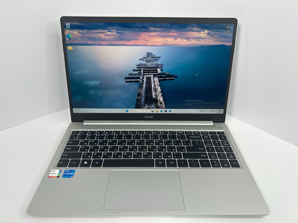 Ноутбук Tecno MEGABOOK T1(4894947003905) 15.6"/Intel i5-1155G7/RAM 16 GB/SSD 512 GB/Intel Iris Xe graphics/1920x1080/IPS/DOS/Подсветка - кл:LED/Cеребристый Состояние: B1