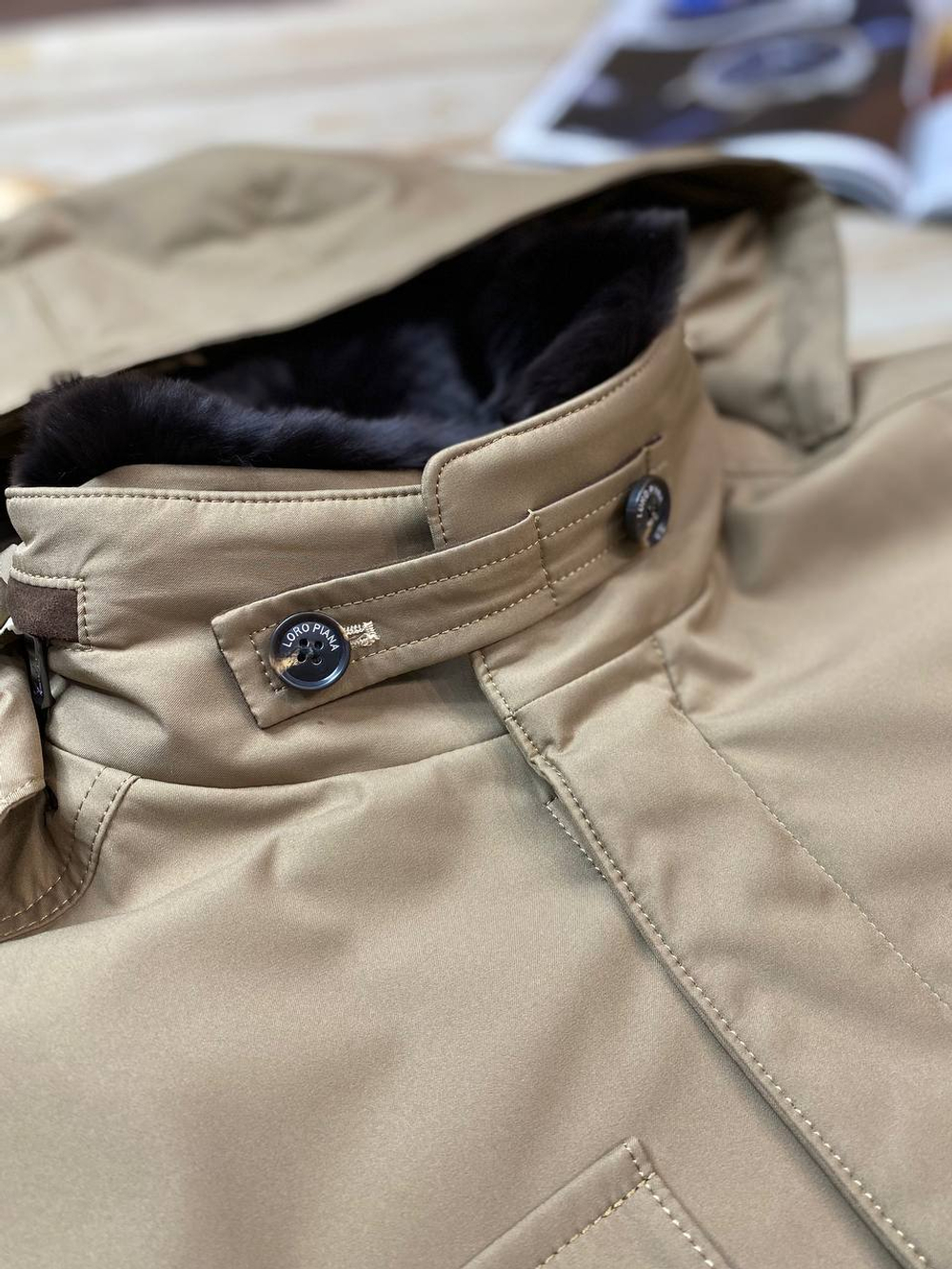 Куртка на меховой подкладке Loro Piana