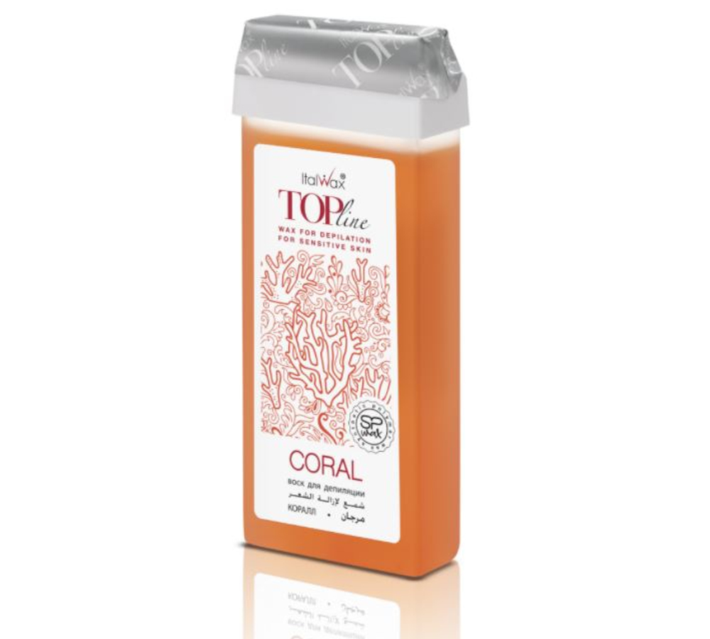 ITALWAX Top Line воск в картридже Коралл 100 мл ЧЗ