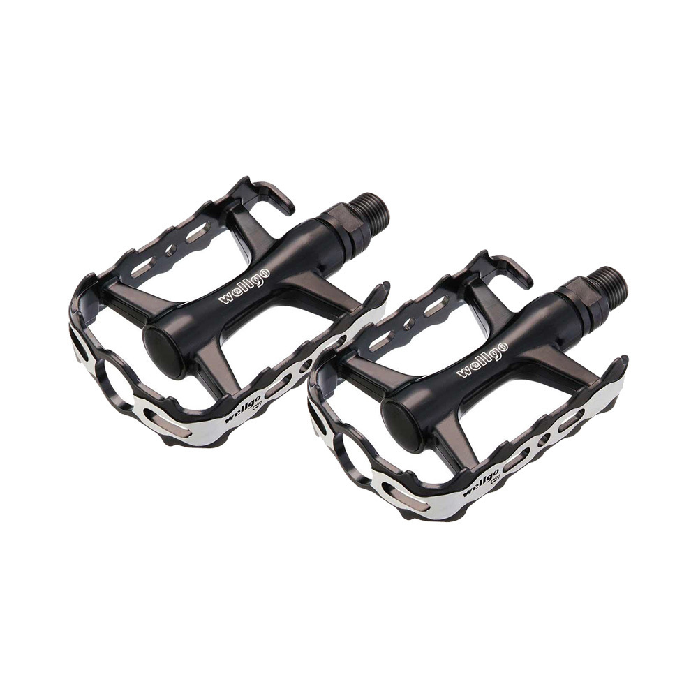 Педали Wellgo мод. LU-C27G, MTB, алюминиевые, размер: 101.5 х 63.3 х 23.3, вес:270г.