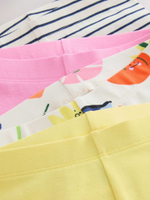 Шорты-велосипедки для девочки Next AG9-946, 4 шт., Белый, Светло-желтый, Розовый