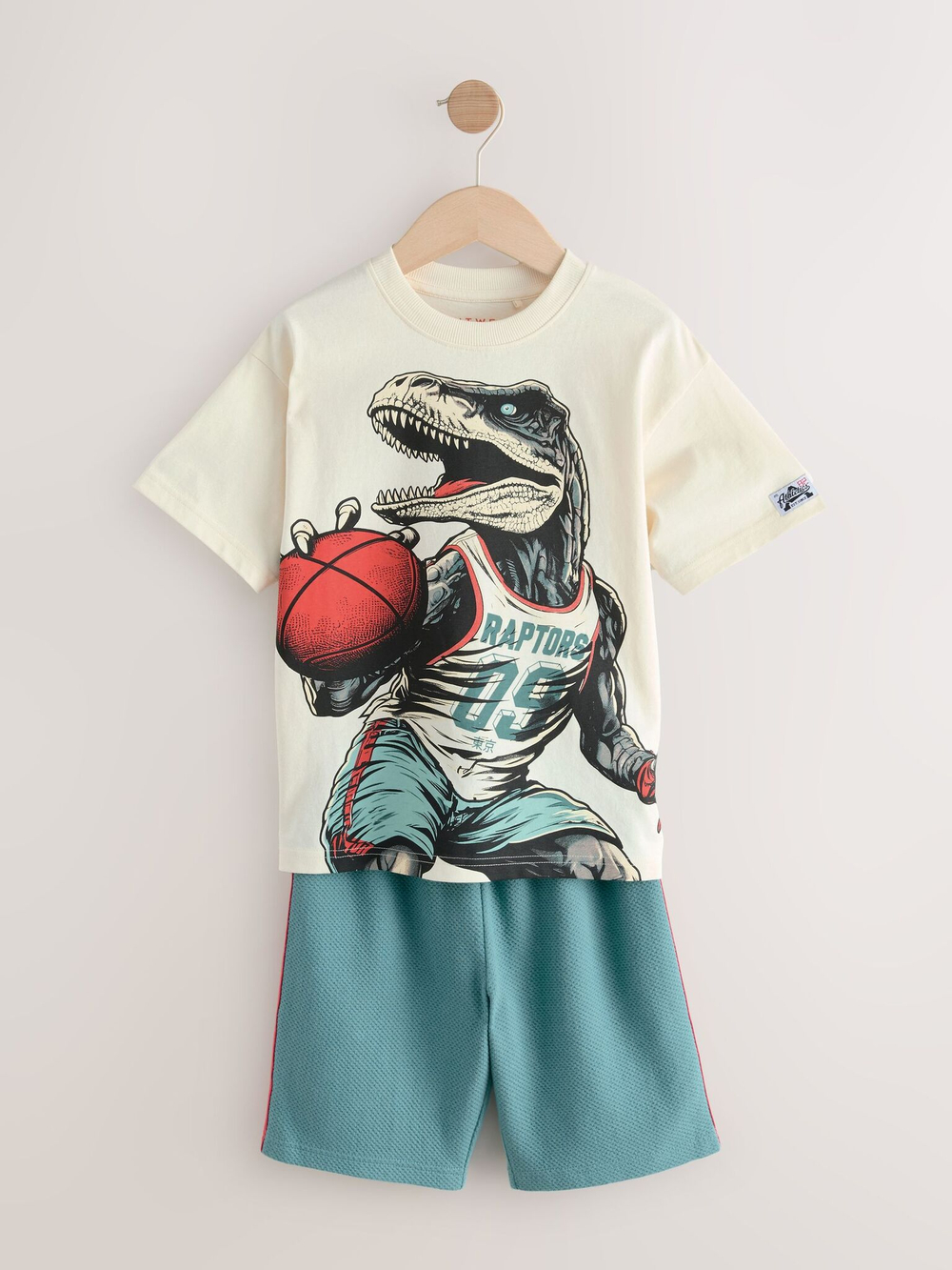 Пижама для мальчика Next E66-485, Молочный, Голубой