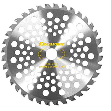 Нож CHAMPION 36 зубчатый d=230*25.4mm  твердосплавные зубцы   C5148