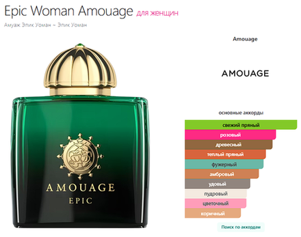 Epic Woman Amouage 100ml (duty free парфюмерия)