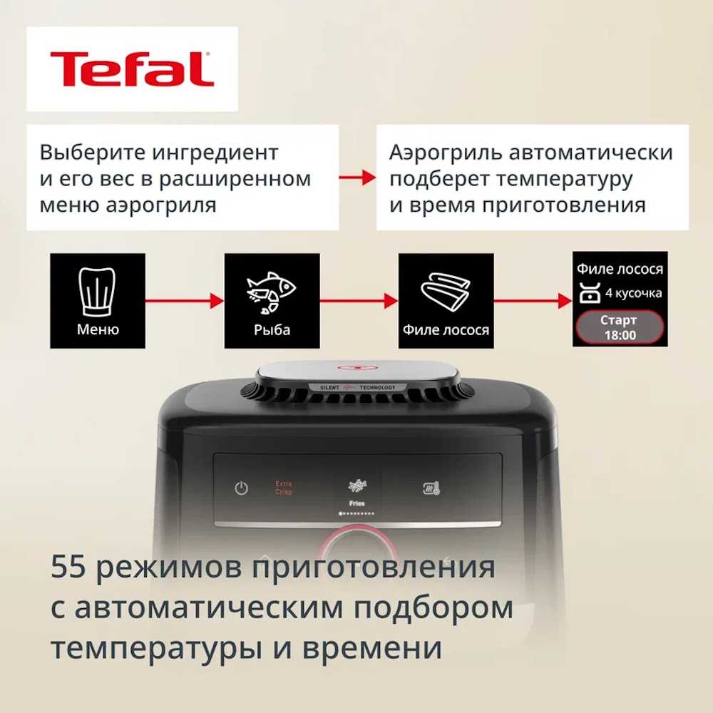 Аэрогриль Tefal Easy Fry Silence EY5728E0