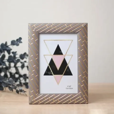 Фоторамка 10*15см «Флоренция» коричневый, пластик