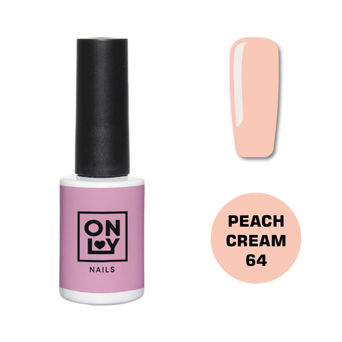 Гель-лак OnlyNails Peach Cream №64, 10мл