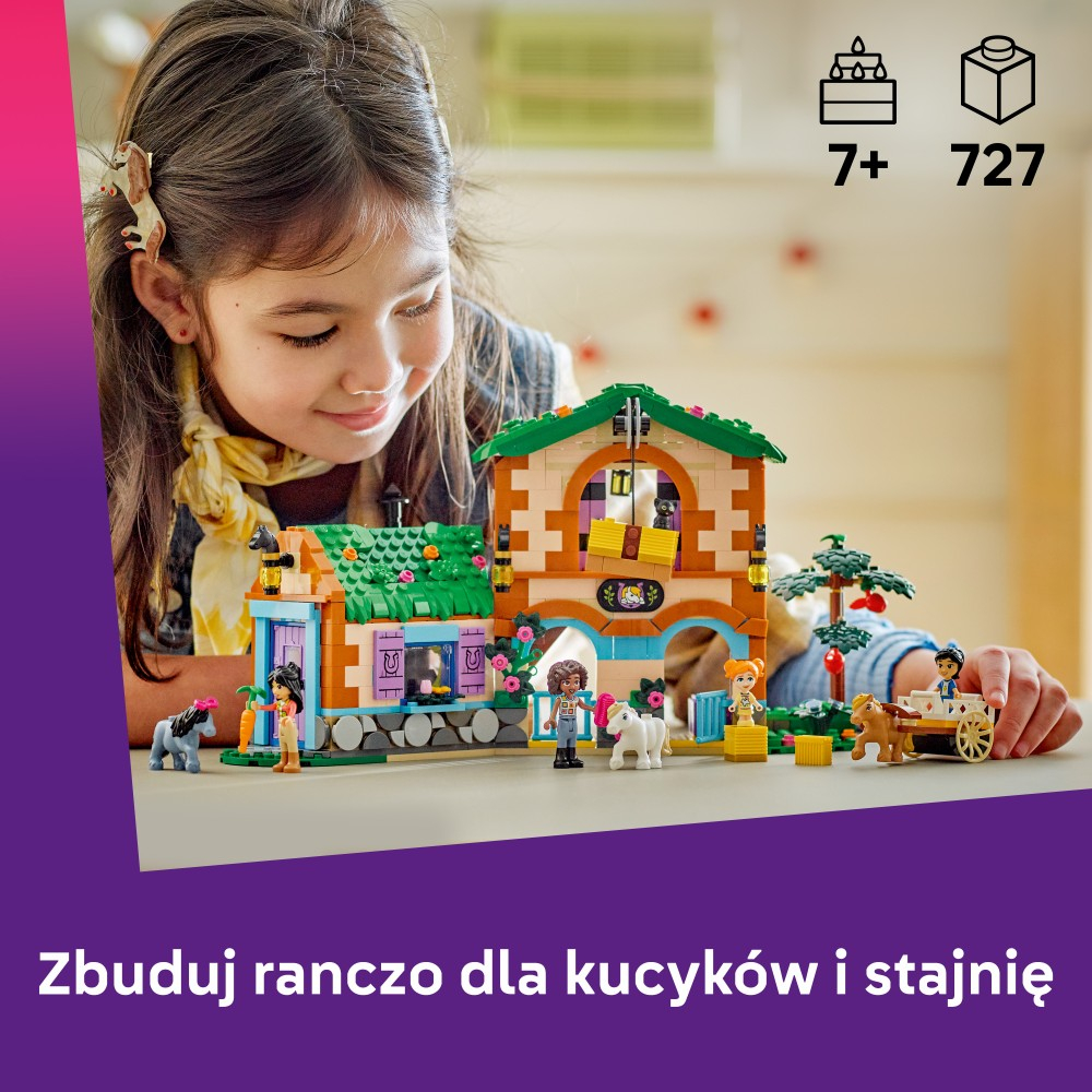 LEGO Friends - Ранчо пони и конюшня 42654