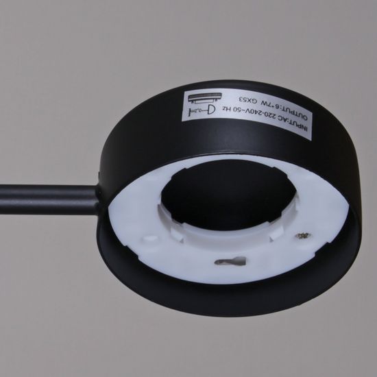 03860-0.3-08 BK+WOOD GX53 светильник потолочный