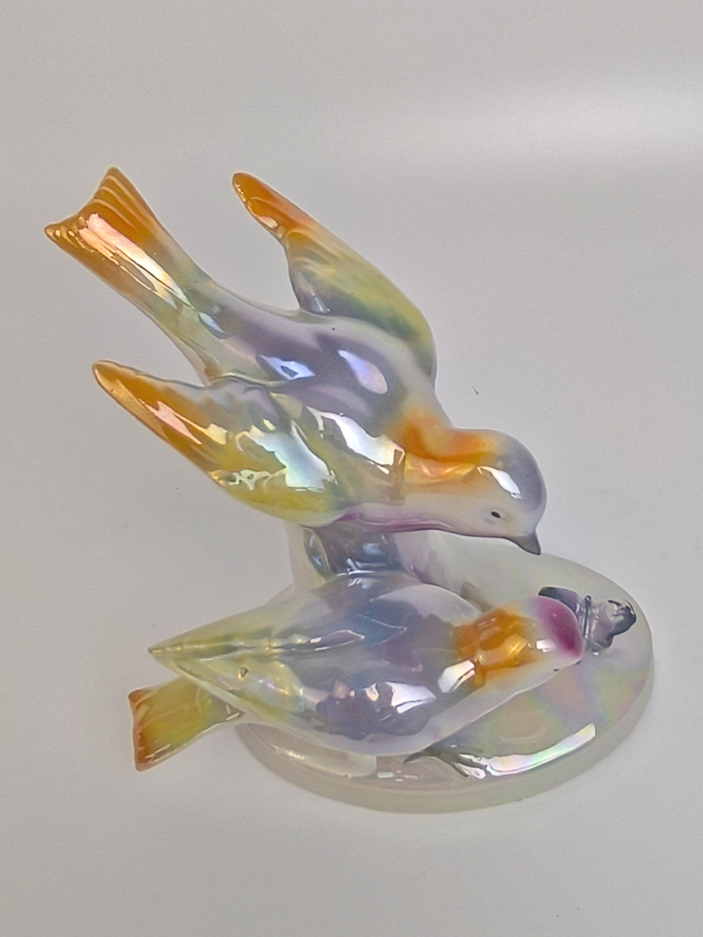 Фарфоровая статуэтка "Птицы и бабочка" Германия