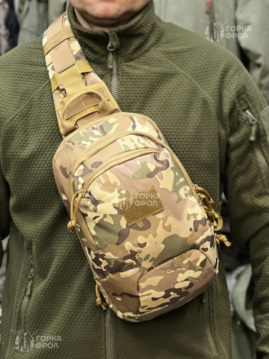 Сумка однолямочный тактический 7.62, 7 л, Мультикам