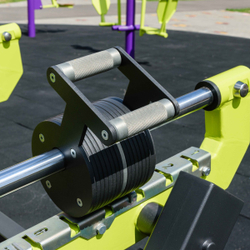 Force-2800 Уличный тренажер Жим лежа с переменной нагрузкой ZAVODSPORTA