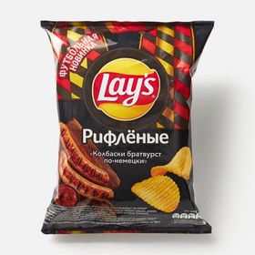 Чипсы LAYS КОЛБАСКИ БРАТВУРСТ 105гр