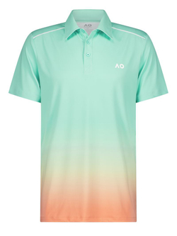Мужское теннисное поло Australian Open Performance Polo - calypso ombre