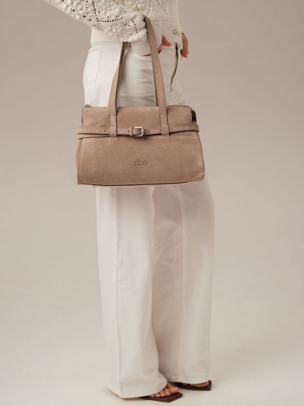 Замшевая сумка DBR Rumi mini 31400 ваниль