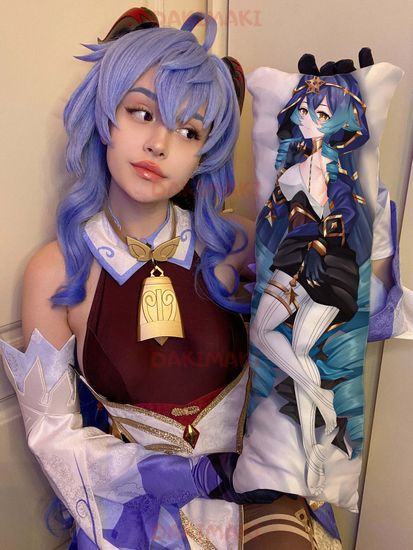 Мини дакимакура Лайла из Геншин Импакт | Genshin Impact арт. M0993, 60х20 см