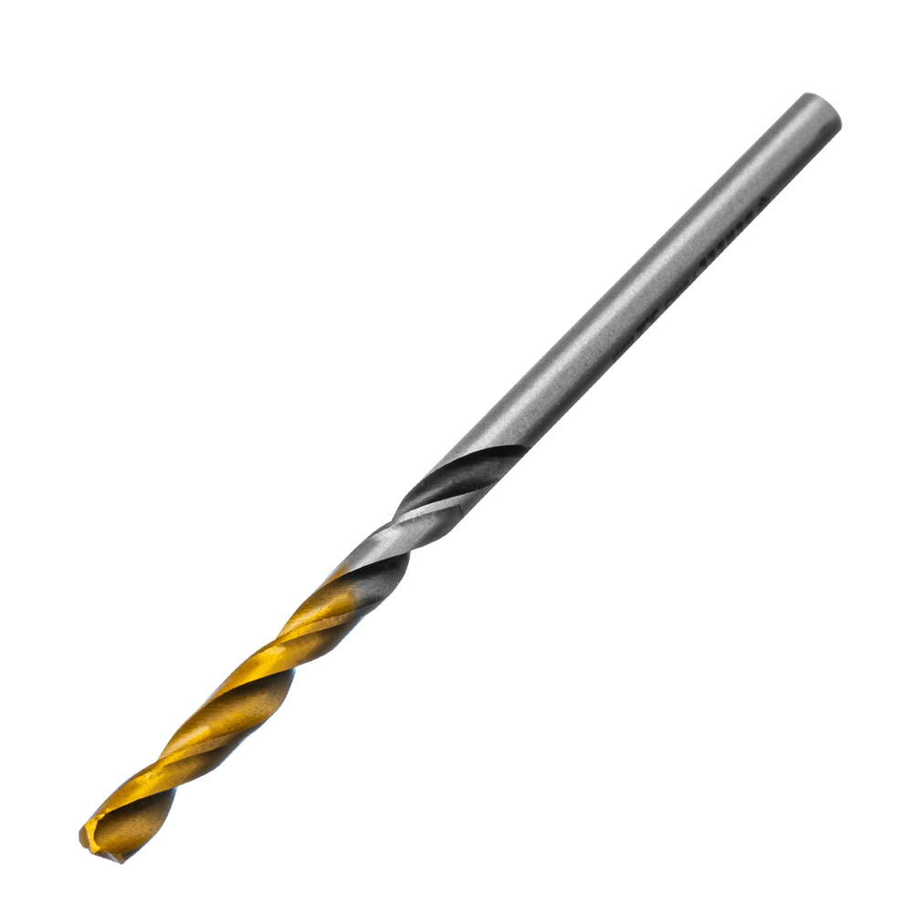 Сверло спиральное по металлу 3,2 x 65мм, Р6М5, Golden Tip, многогранная заточка, 2шт. Denzel