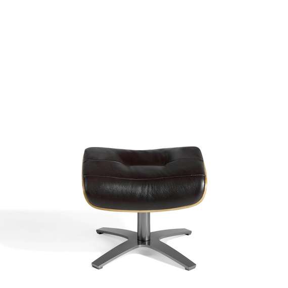 Оттоманка Angel Cerda A928 черная кожа