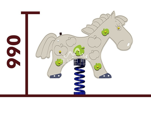 Качалка на пружине “Конь” 04048