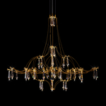Подвесная светодиодная люстра Loft It Mira 10588/800 Gold Asfour