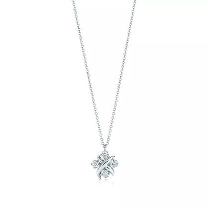 Подвеска из платины с бриллиантами 💠Tiffany Lynn Shlumberge.  Единственная в наличии