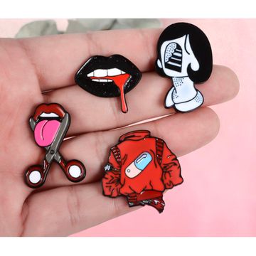 Пин на рюкзак и одежду. Deep