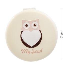 WW-104/2 Зеркало круглое «Семейка сов»