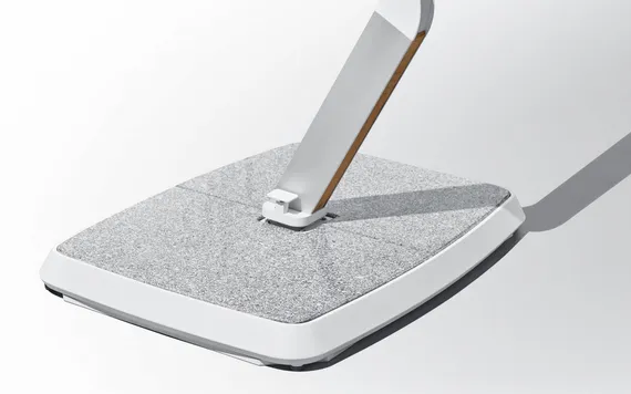 Зонт профессиональный Wing 3х3 м, тик, тортора. База и светильник в комплекте