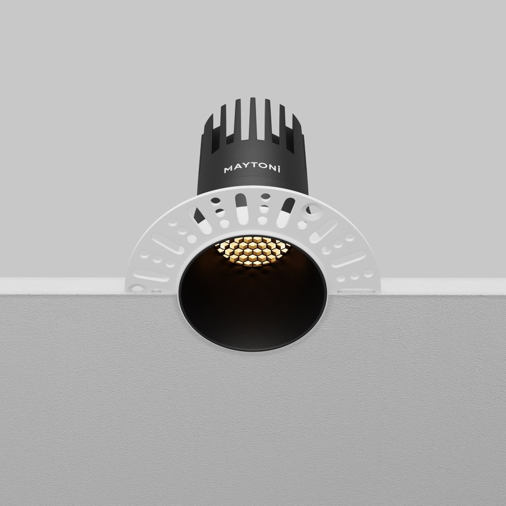 Светильник встраиваемый светодиодный Maytoni   DL120-10W-2.7K-TRS-B