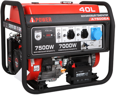 Портативный бензиновый генератор (7.5 кВт) A-iPower A7500EA