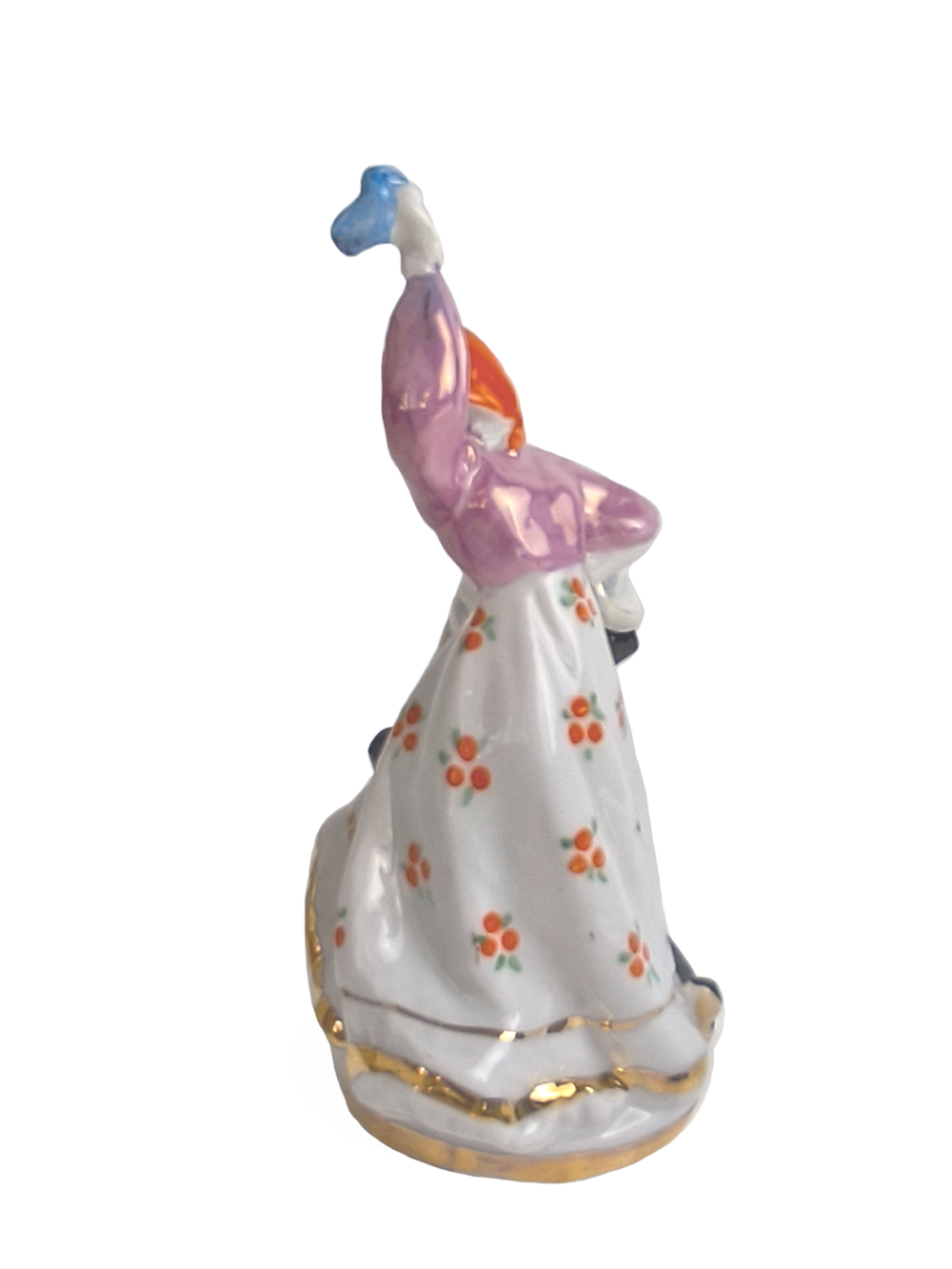 Фарфоровая статуэтка "Гармонист и плясунья" Дулево