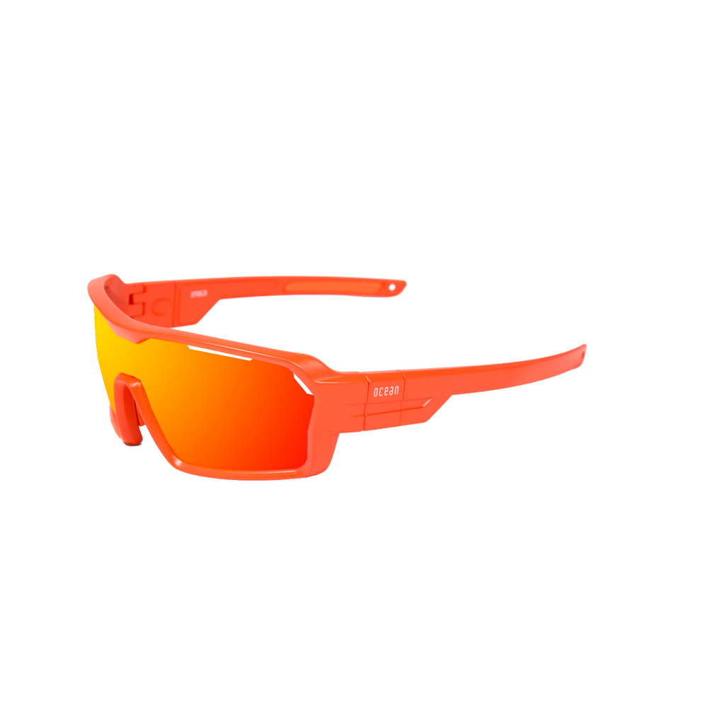Спортивные очки OCEAN Chameleon Matt Orange / Revo Orange Polarized lenses