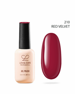 Lovia Cure Гель-лак Red Velvet 210, 8 мл