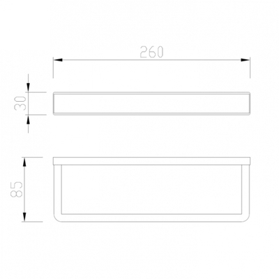 Полотенцедержатель ABBER Westen AA1753 хром
