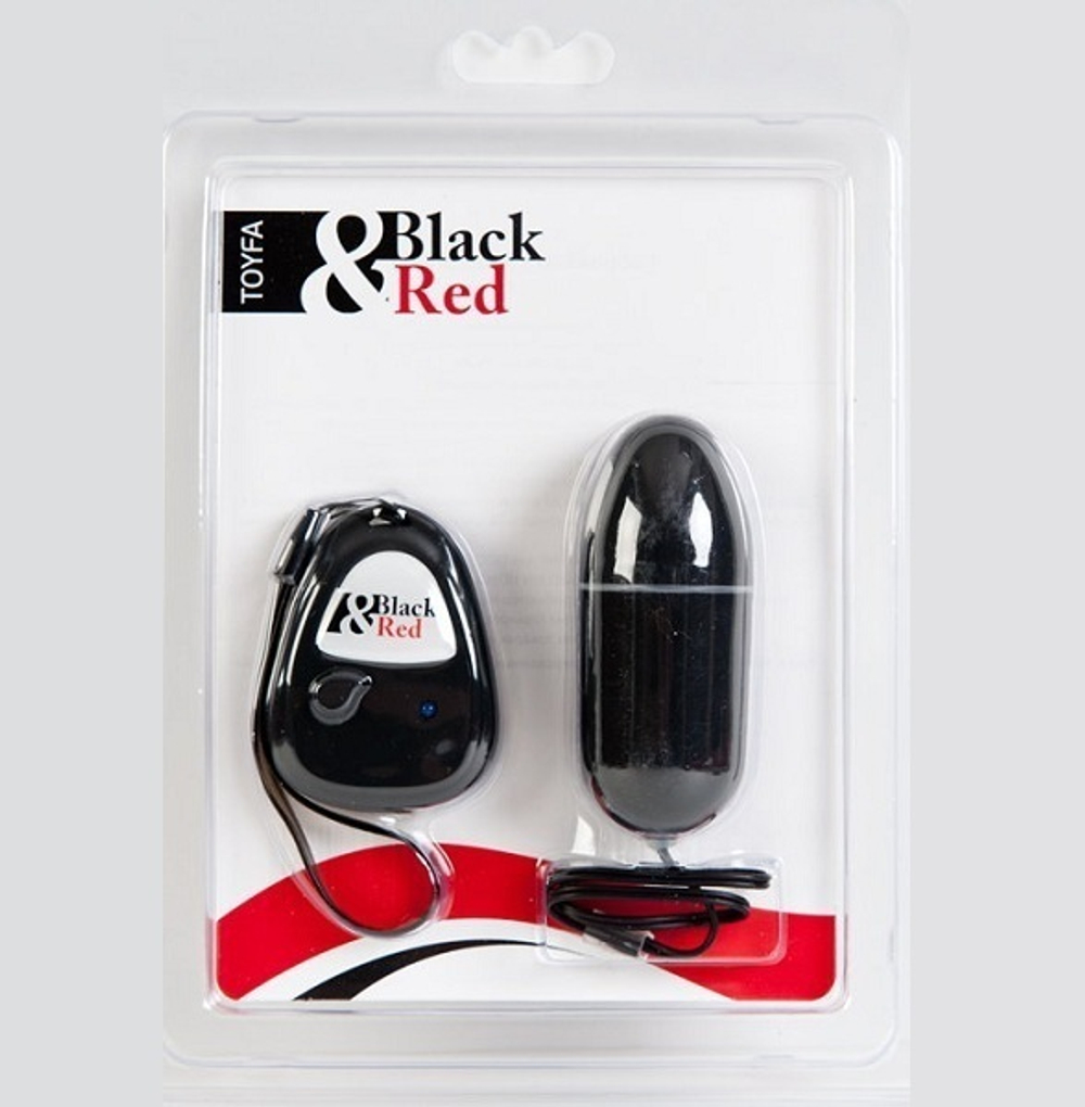 Чёрное радиоуправляемое виброяйцо, 8 см