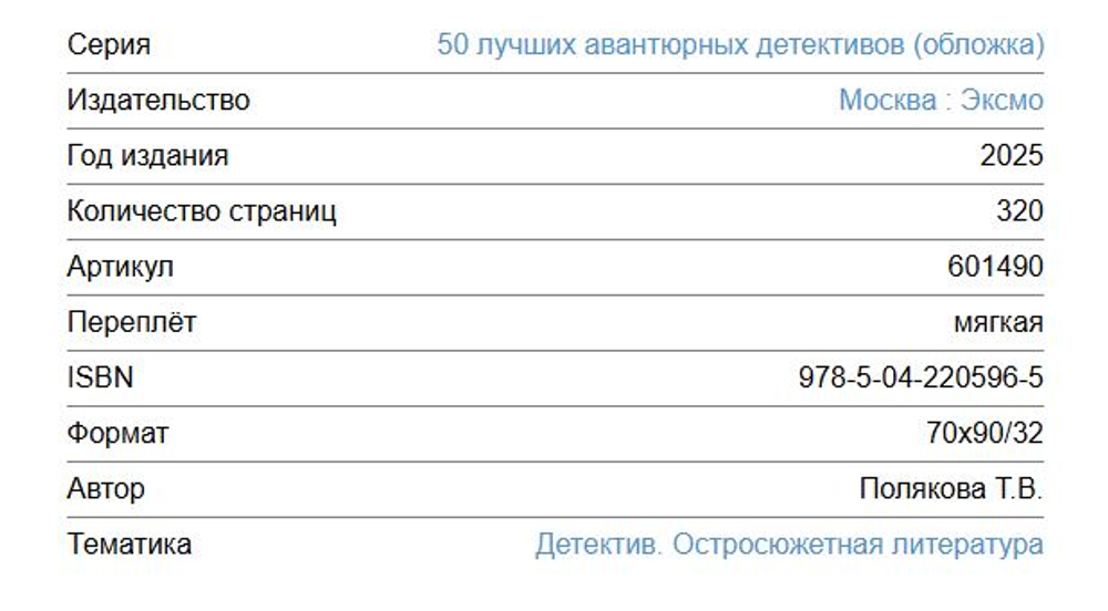 50 лучших авантюрных детективов