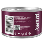 Влажный корм AWARD для взрослых собак паштет из утки с брусникой 200г