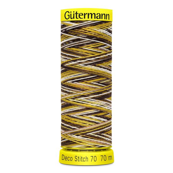Нитки отделочные Gutermann Deco Stitch multicolor 70 (70 метров), 5 кат. | 9929