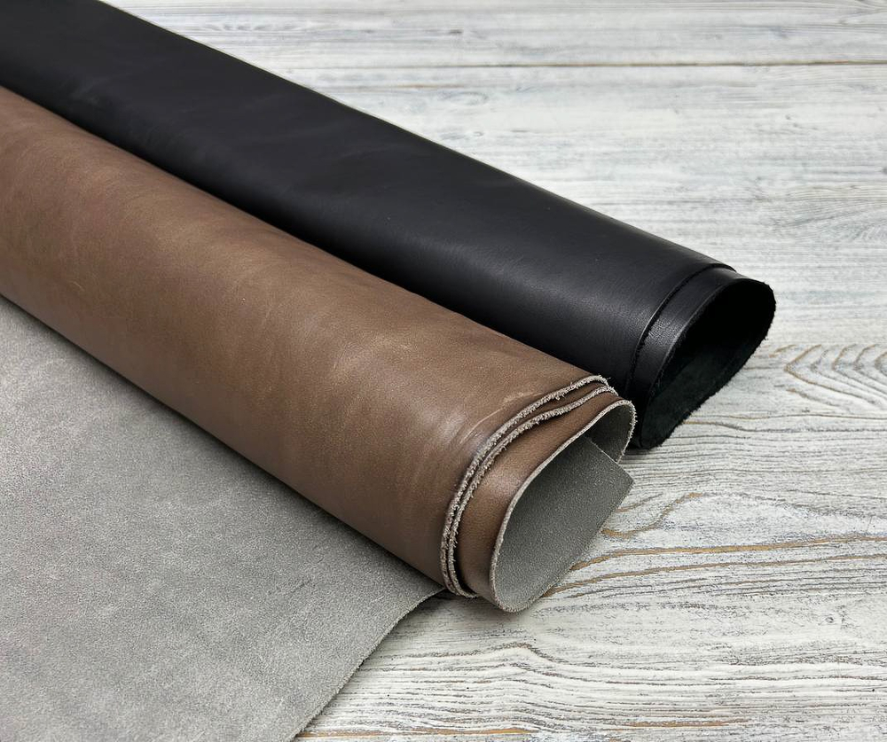 Лот Ecopell Black+Cacao (1,1-1,3 мм), натуральная кожа