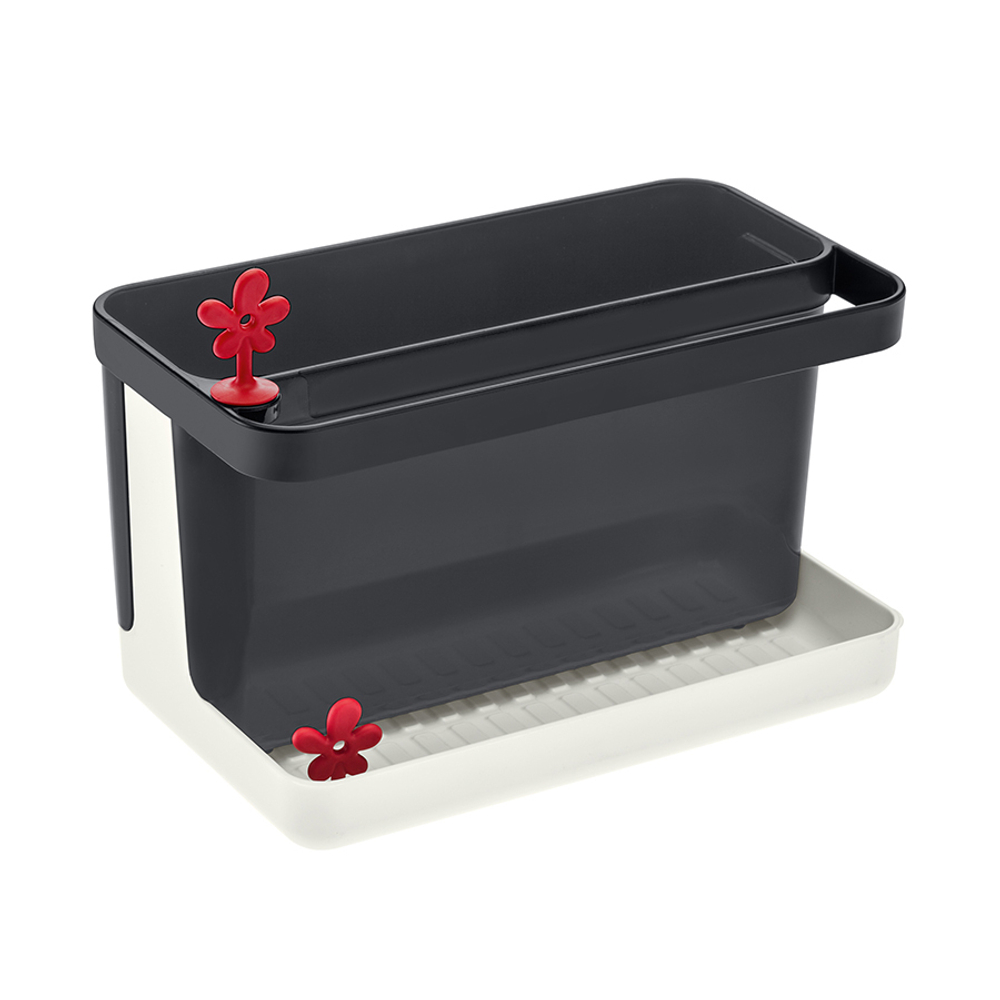 Органайзер для раковины Park It, бело-черный