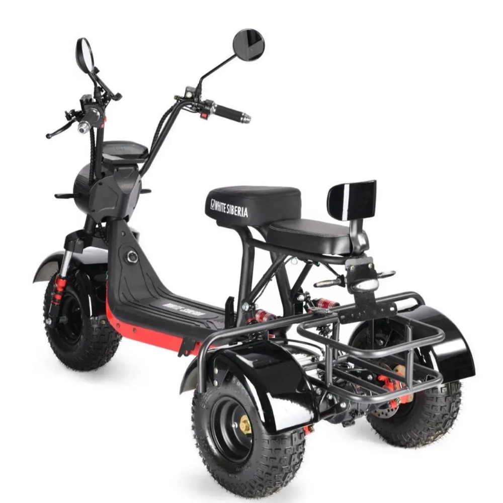 Электротрицикл WHITE SIBERIA TRIKE MINI 1500W