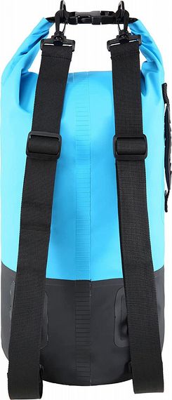 Герморюкзак Cressi Premium Back Pack с карманом на молнии 20 литров черно-голубой