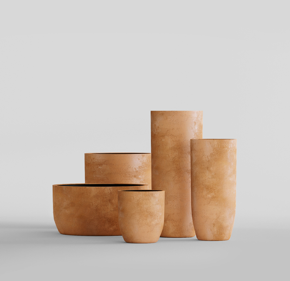 Кашпо, коллекция Color, форма YAR