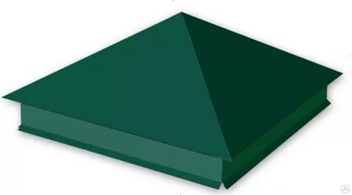 Зонт на столб 390*390 мм зеленый