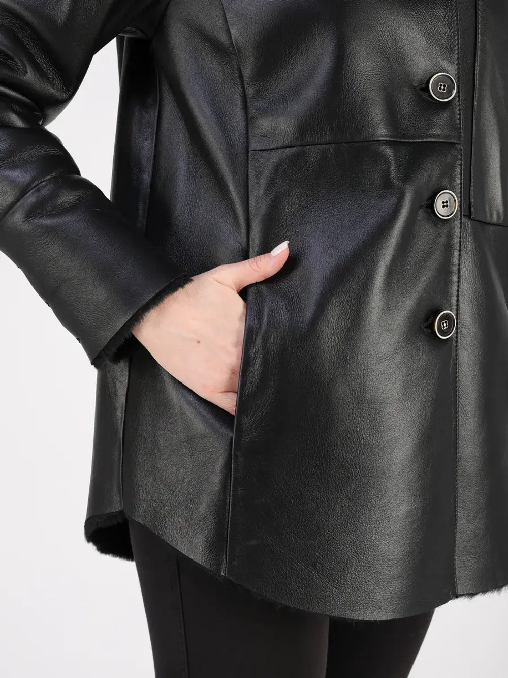 Дубленка зимняя натуральная