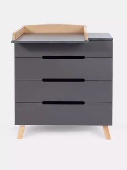 Комод пеленальный Rant Indy Pro 800/4 Moon Grey