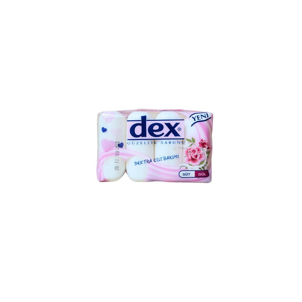 Мыло DEX ECOPACK Молоко роза 4*85гр