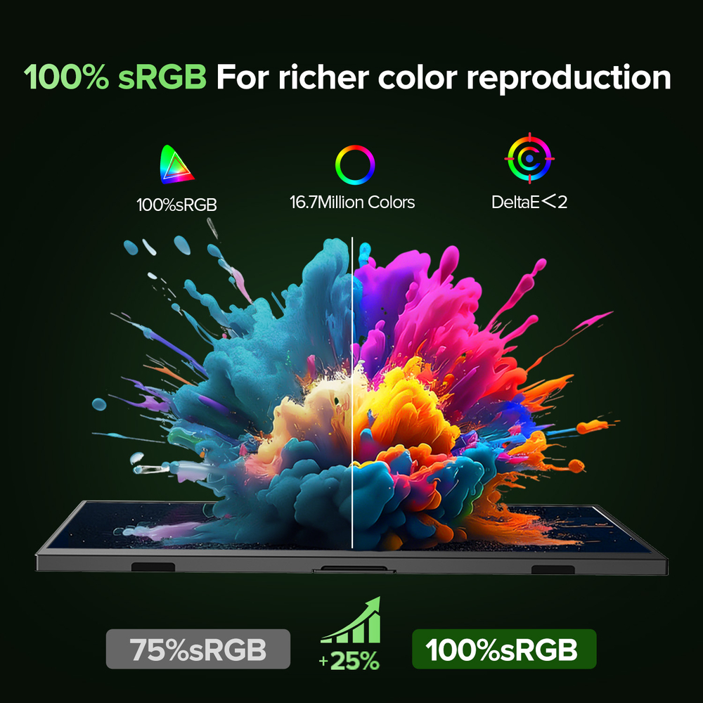 15.6" Портативный игровой монитор UPERFECT Uplays-T05 1920x1080, 60 Гц, IPS