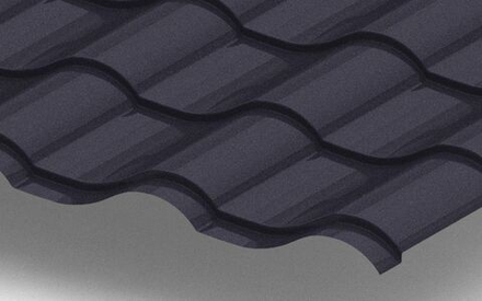 Металлочерепица Монтерроса VikingMP-Е 0.5мм 7024-Графитовый серый